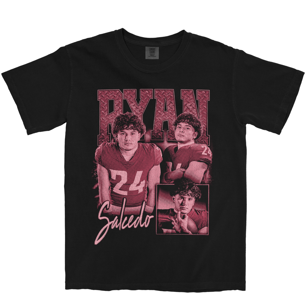 RYAN SALCEDO GRAPHIC BLACK TEE