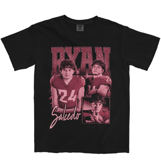 RYAN SALCEDO GRAPHIC BLACK TEE