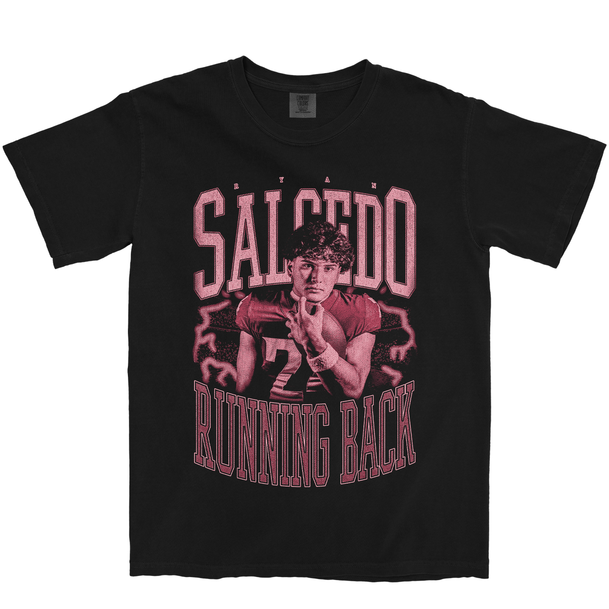 RYAN SALCEDO VINTAGE BLACK TEE