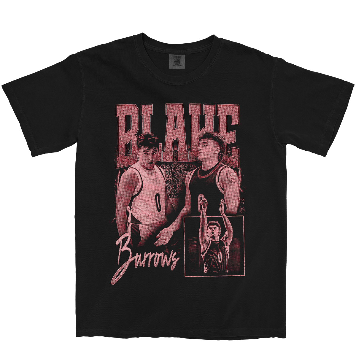 BLAKE BURROWS GRAPHIC BLACK TEE