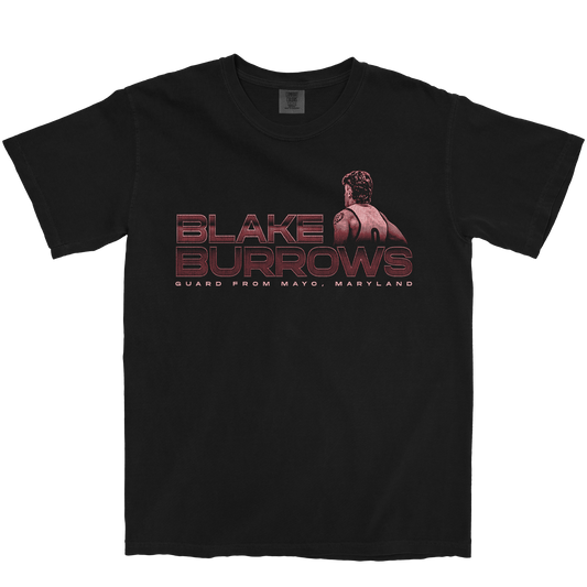 BLAKE BURROWS RETRO BLACK TEE