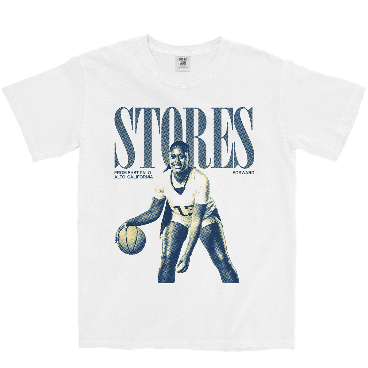 NOHE'ALANI STORES VINTAGE WHITE TEE