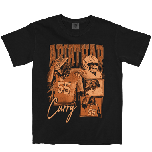 ABIATHAR CURRY GRAPHIC BLACK TEE