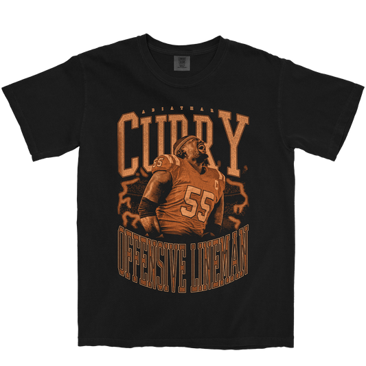 ABIATHAR CURRY VINTAGE BLACK TEE
