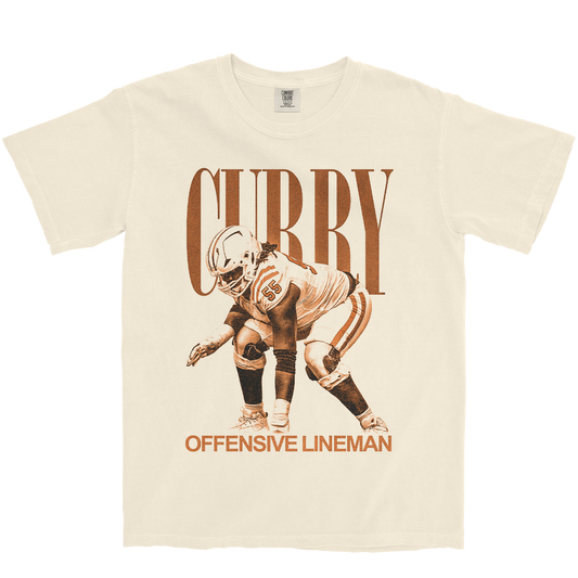 ABIATHAR CURRY VINTAGE IVORY TEE