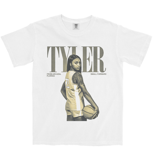 YAHRI TYLER VINTAGE WHITE TEE