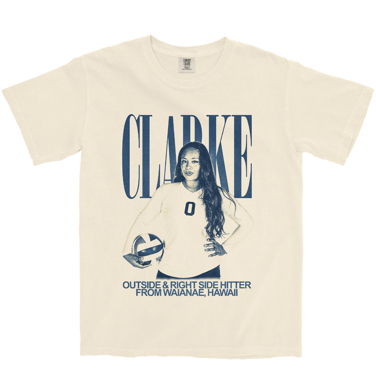 NICANORA CLARKE VINTAGE IVORY TEE