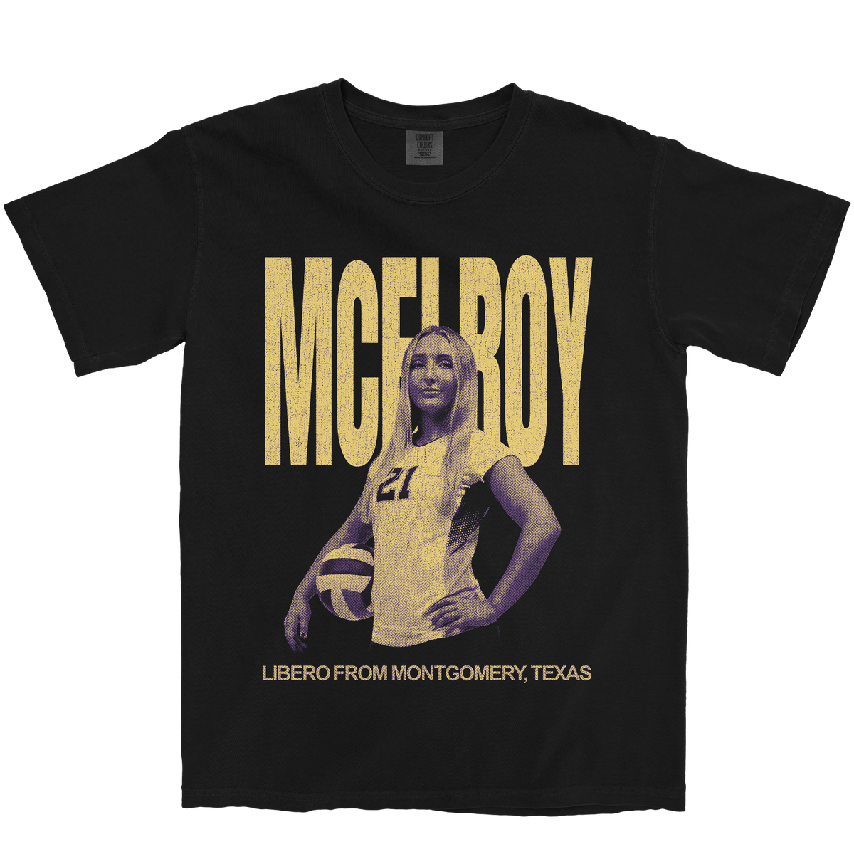 SHEA MCELROY VINTAGE BLACK TEE