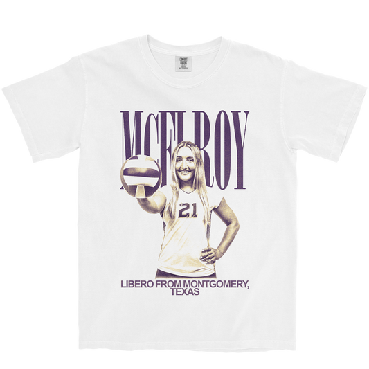 SHEA MCELROY VINTAGE WHITE TEE