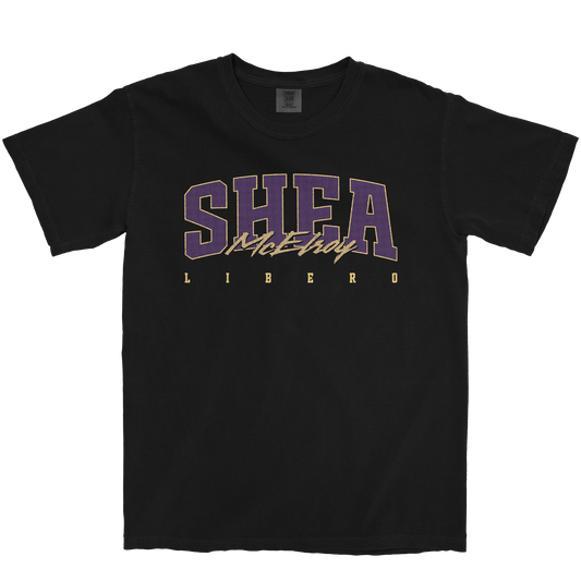 SHEA MCELROY RETRO BLACK TEE