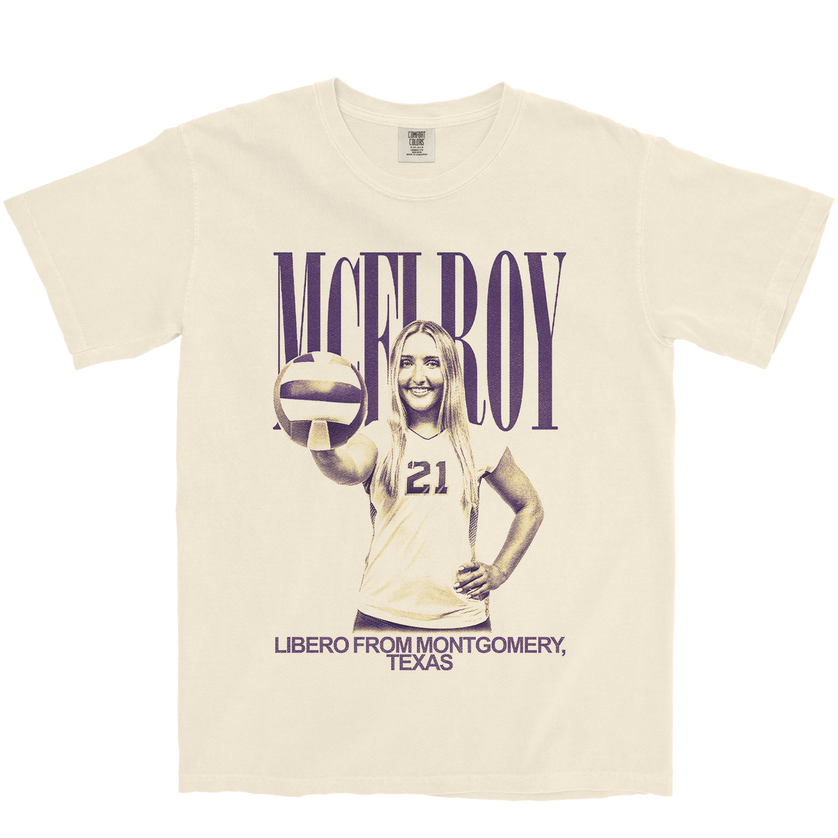 SHEA MCELROY VINTAGE IVORY TEE