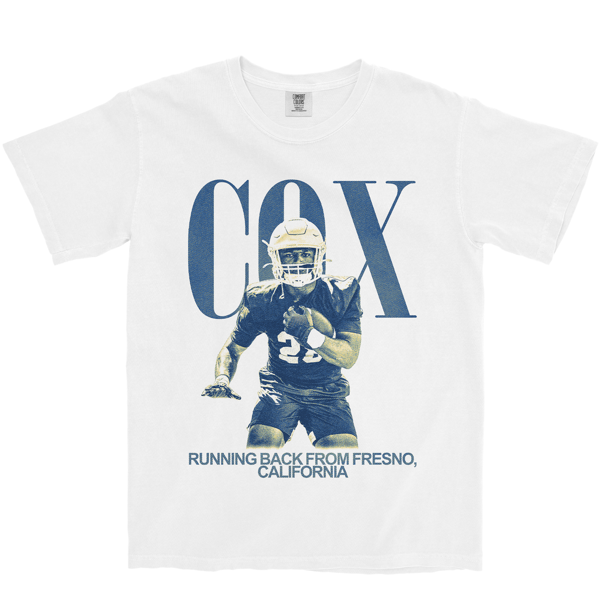 AARON COX JR. VINTAGE WHITE TEE