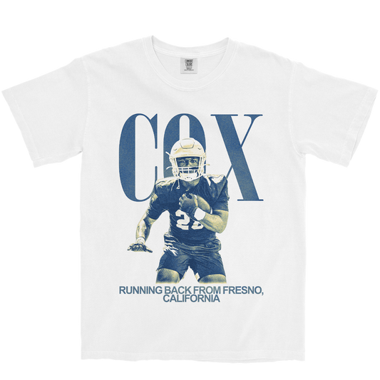 AARON COX JR. VINTAGE WHITE TEE