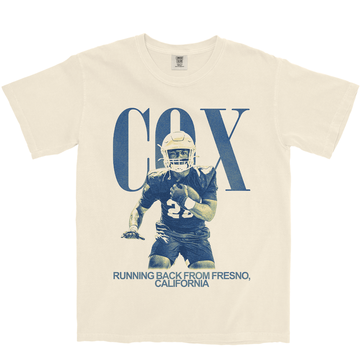 AARON COX JR. VINTAGE IVORY TEE