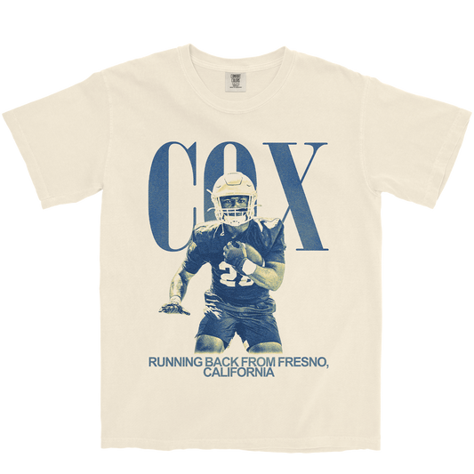 AARON COX JR. VINTAGE IVORY TEE