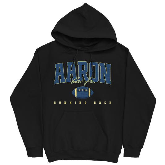 AARON COX JR. RETRO BLACK HOODIE