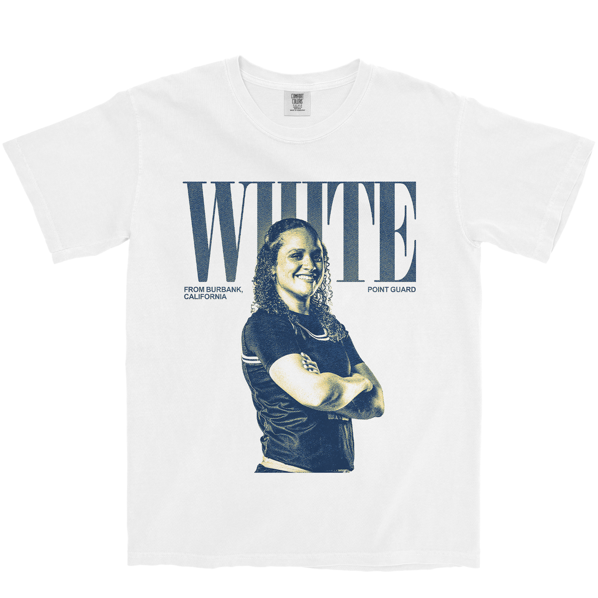 DELANEY WHITE VINTAGE WHITE TEE