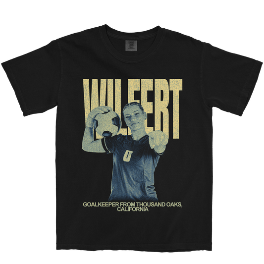 CHARLOTTE WILFERT VINTAGE BLACK TEE