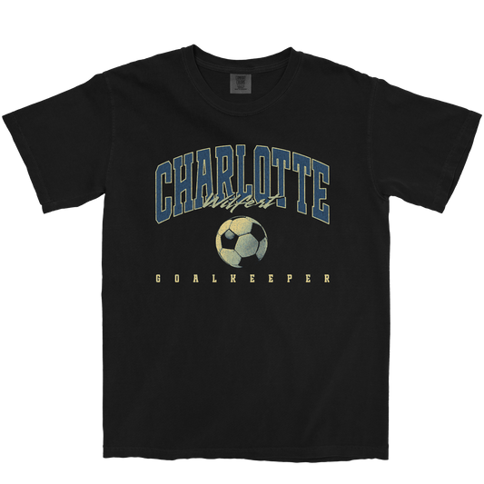 CHARLOTTE WILFERT RETRO BLACK TEE