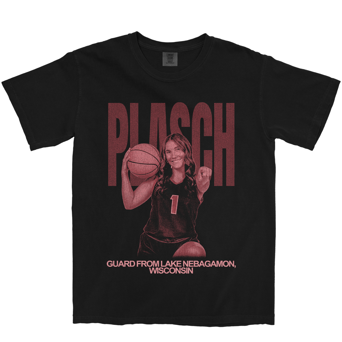 TIERYN PLASCH VINTAGE BLACK TEE