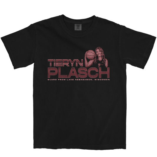 TIERYN PLASCH RETRO BLACK TEE