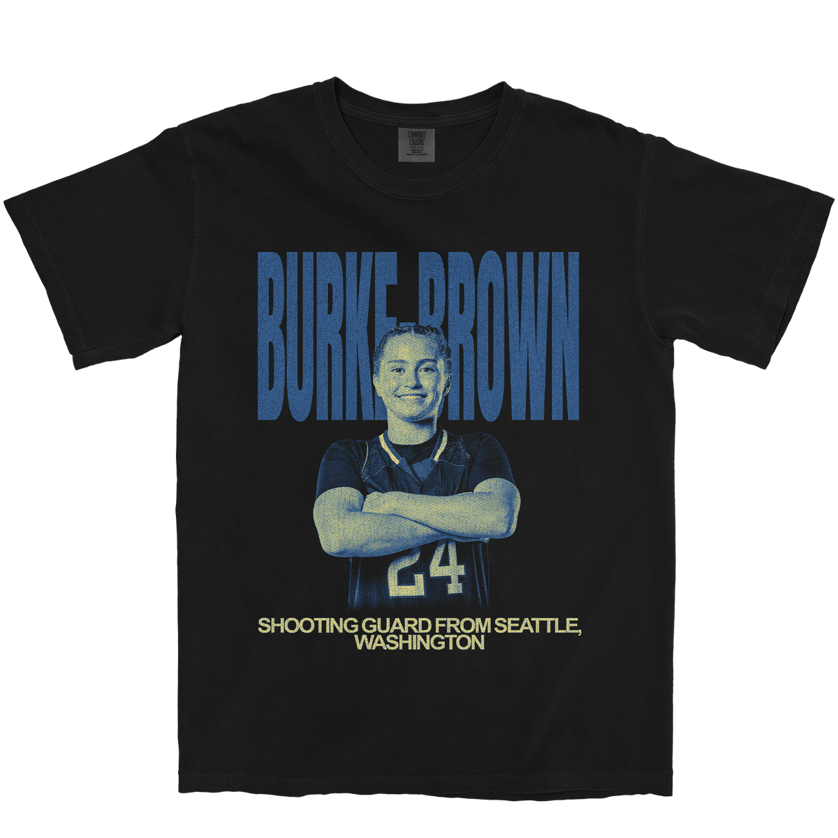 ELLERY BURKE-BROWN VINTAGE BLACK TEE