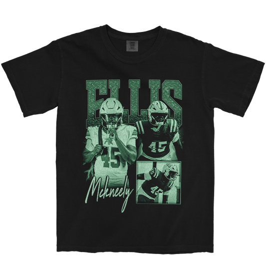 ELLIS MCKNEELY GRAPHIC BLACK TEE