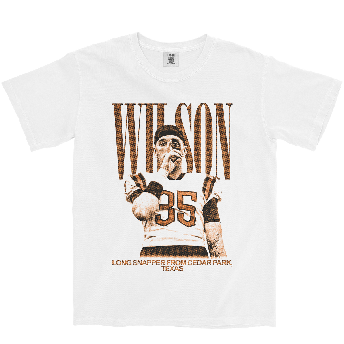 DEUCE WILSON VINTAGE WHITE TEE