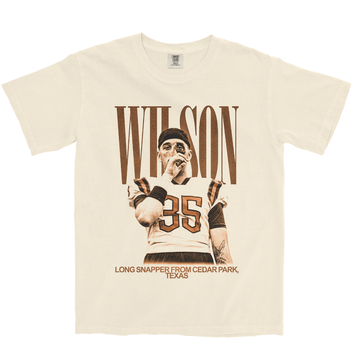 DEUCE WILSON VINTAGE IVORY TEE