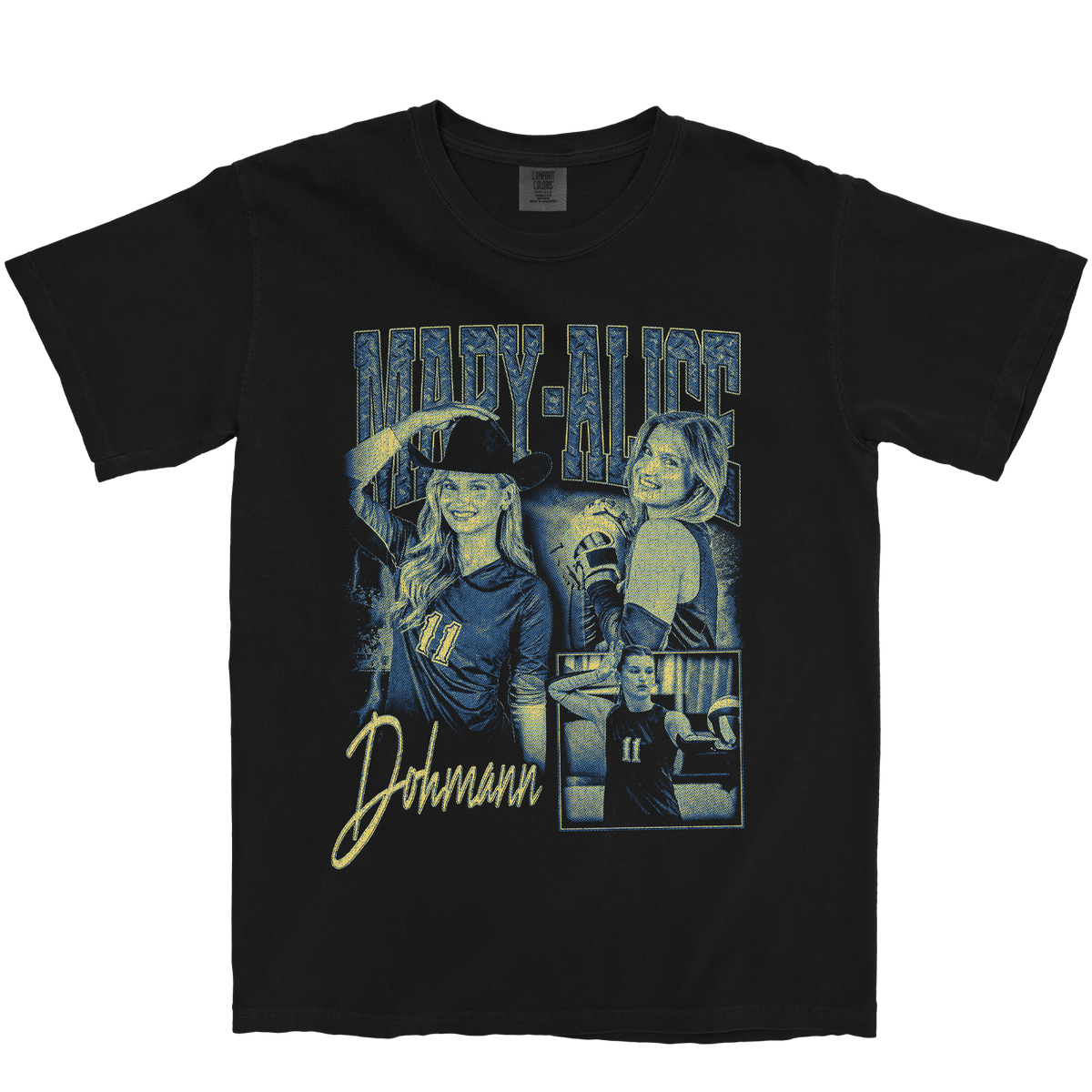 MARY-ALICE DOHMANN GRAPHIC BLACK TEE