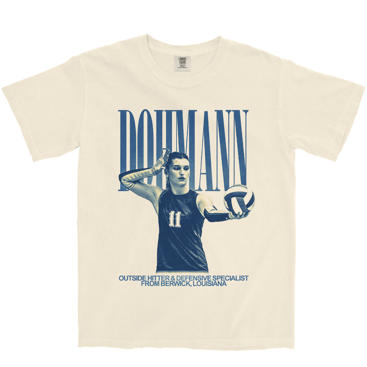 MARY-ALICE DOHMANN VINTAGE IVORY TEE