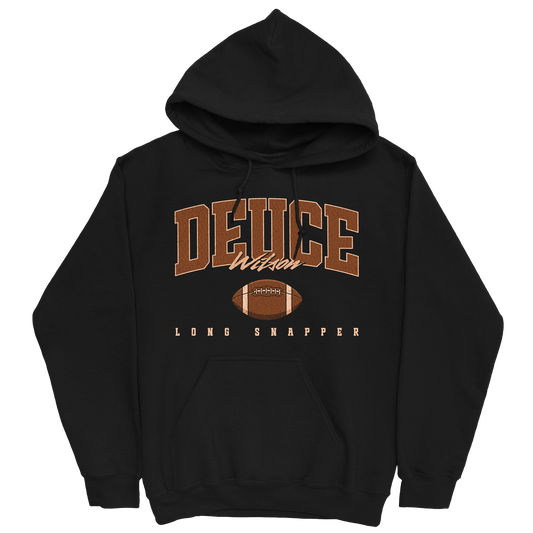 DEUCE WILSON RETRO BLACK HOODIE