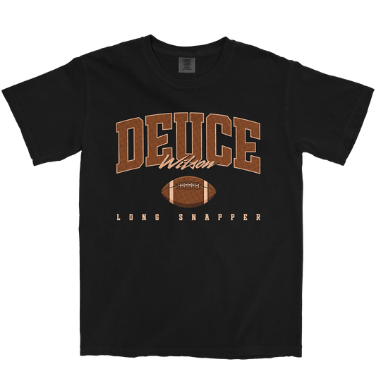 DEUCE WILSON RETRO BLACK TEE