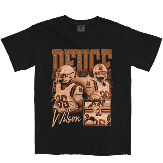 DEUCE WILSON GRAPHIC BLACK TEE