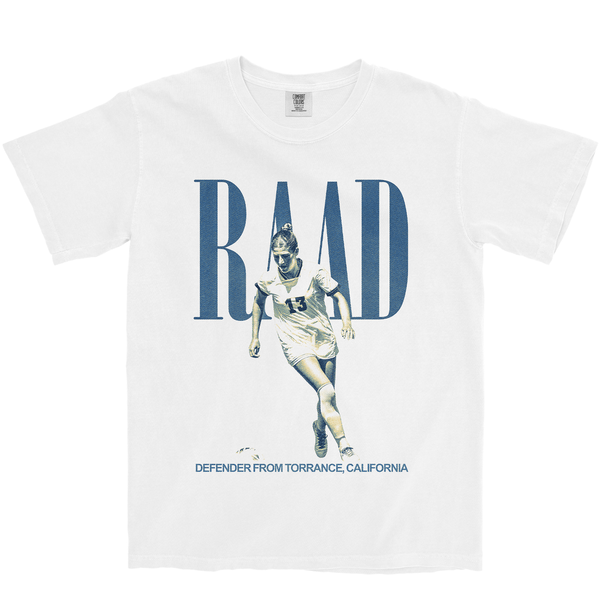 LEILAH RAAD VINTAGE WHITE TEE