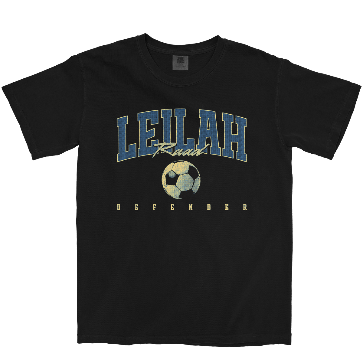 LEILAH RAAD RETRO BLACK TEE