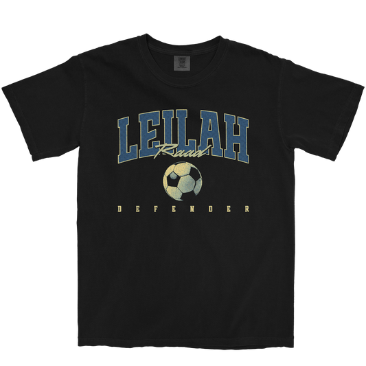 LEILAH RAAD RETRO BLACK TEE