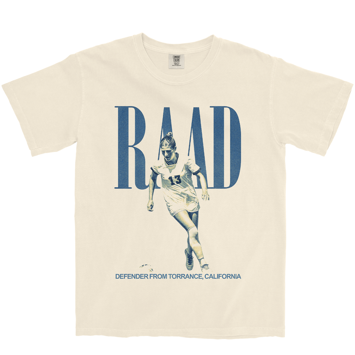 LEILAH RAAD VINTAGE IVORY TEE