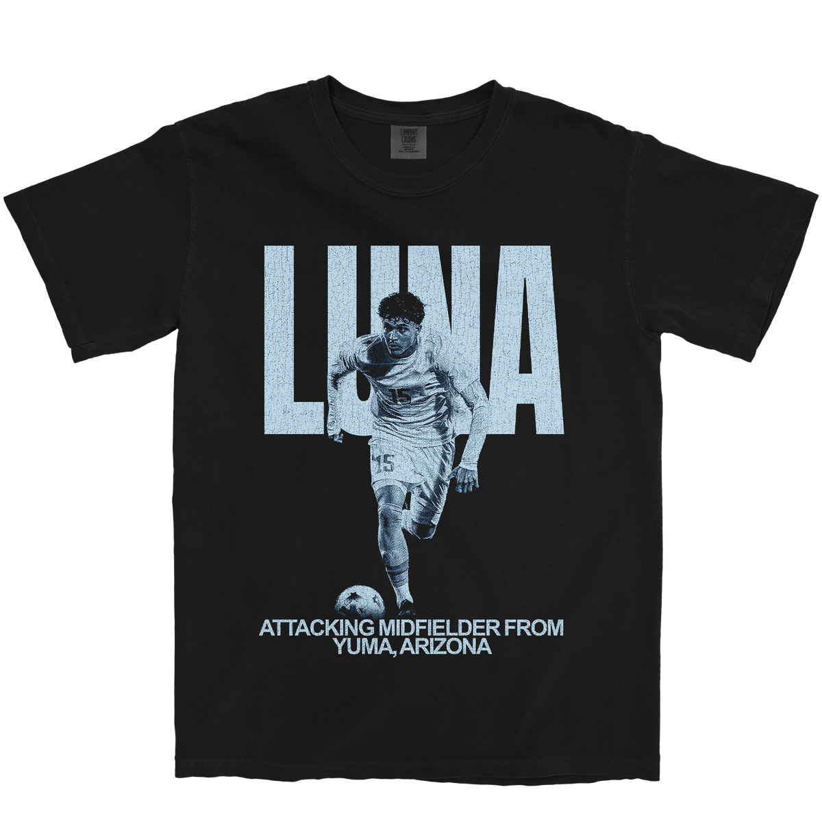 ISSAK LUNA VINTAGE BLACK TEE