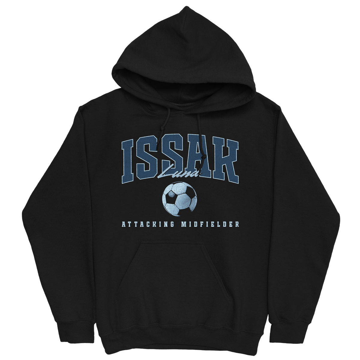 ISSAK LUNA RETRO BLACK HOODIE