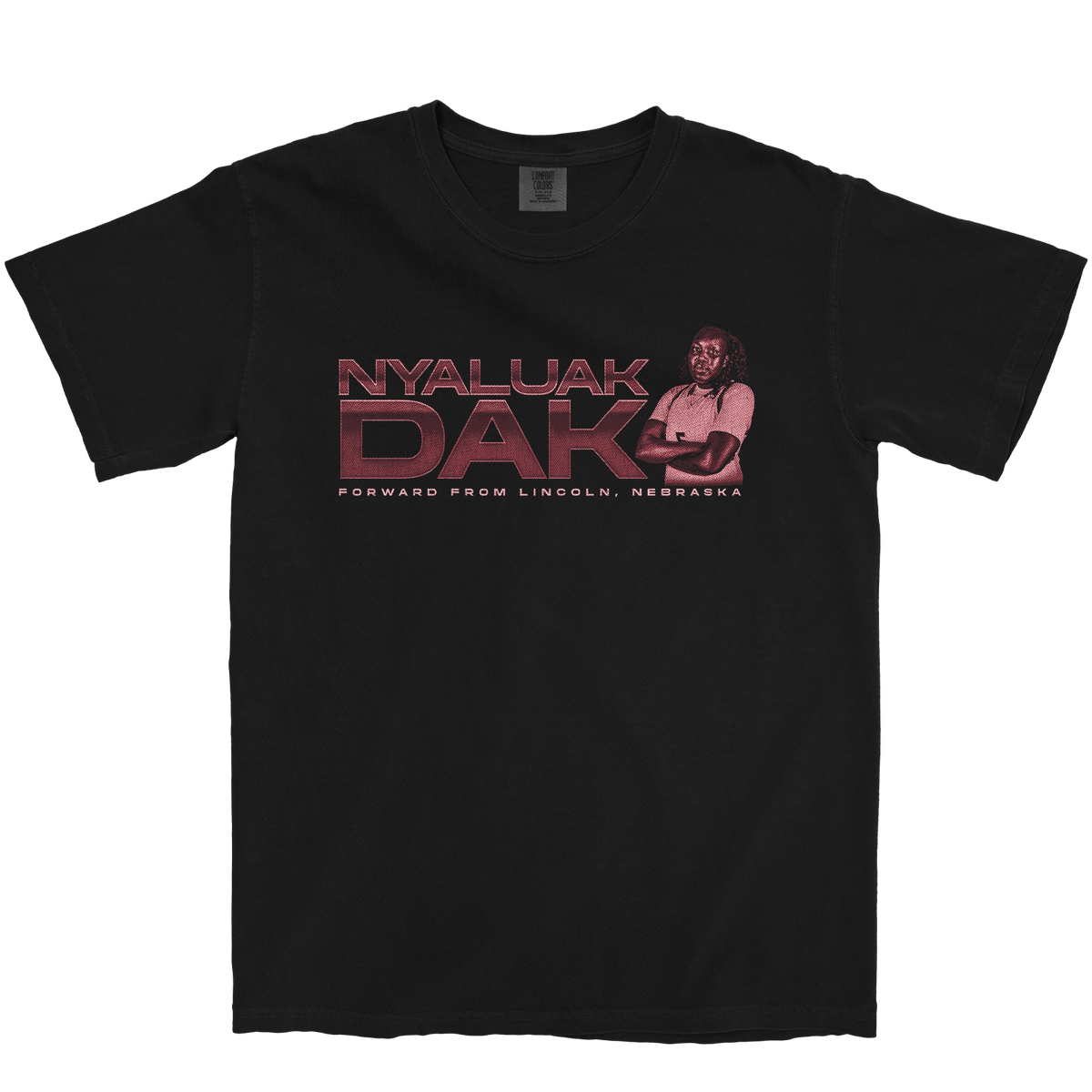 NYALUAK DAK RETRO BLACK TEE