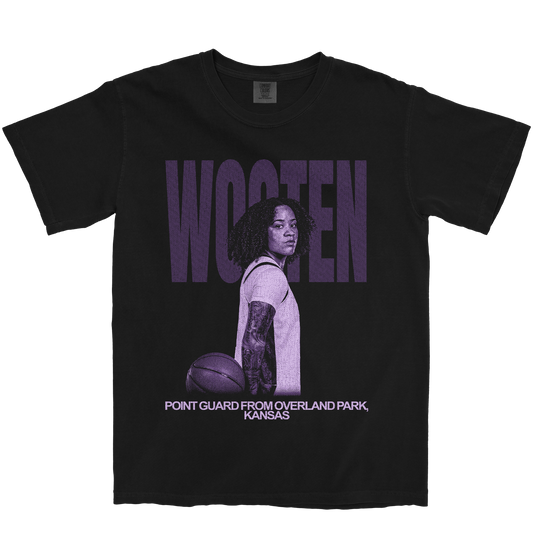 JADYN WOOTEN VINTAGE BLACK TEE