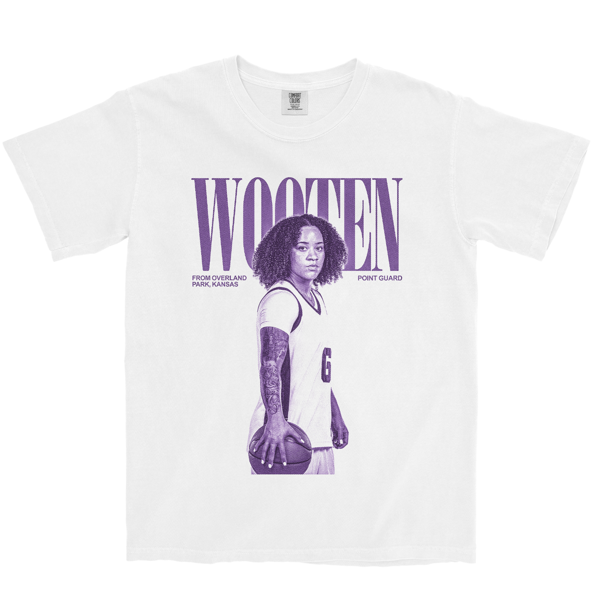 JADYN WOOTEN VINTAGE WHITE TEE