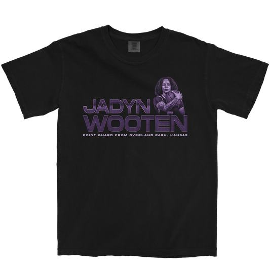 JADYN WOOTEN RETRO BLACK TEE