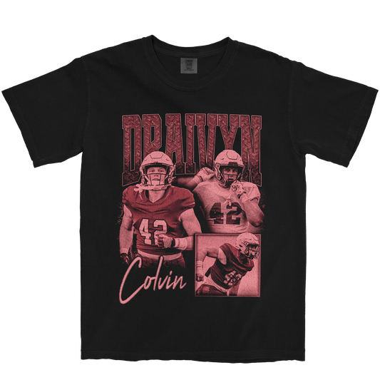 DRAIVYN COLVIN GRAPHIC BLACK TEE