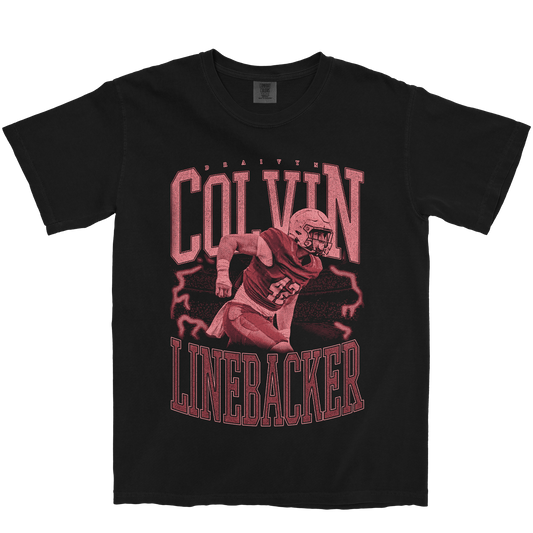 DRAIVYN COLVIN VINTAGE BLACK TEE