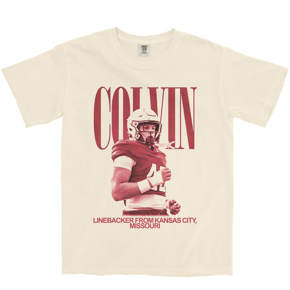 DRAIVYN COLVIN VINTAGE IVORY TEE