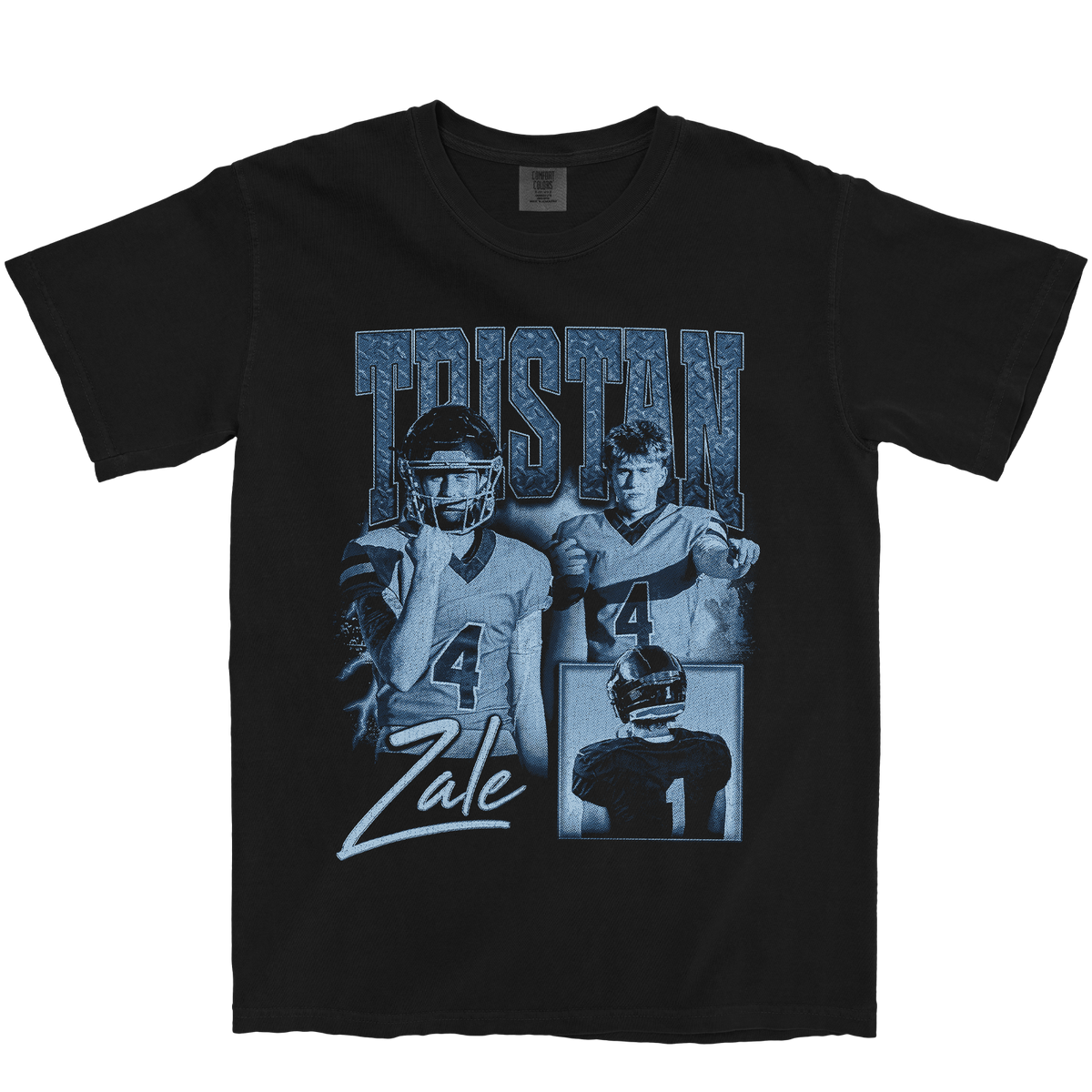 TRISTAN ZALE GRAPHIC BLACK TEE