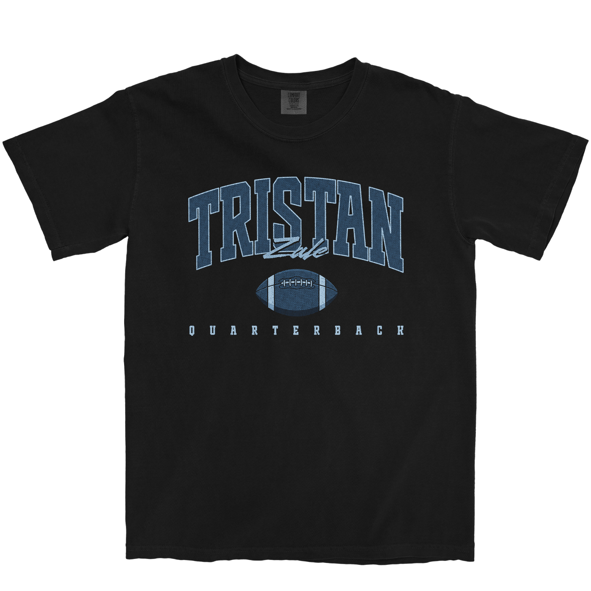 TRISTAN ZALE RETRO BLACK TEE
