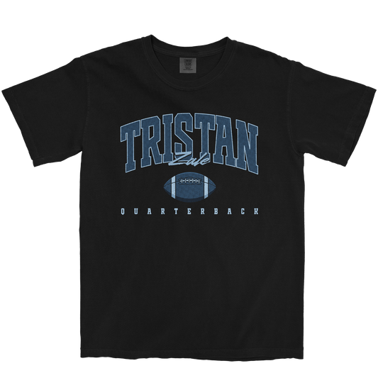 TRISTAN ZALE RETRO BLACK TEE